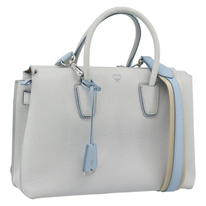MCM Milla Leather, Gray, Leather, Handbag