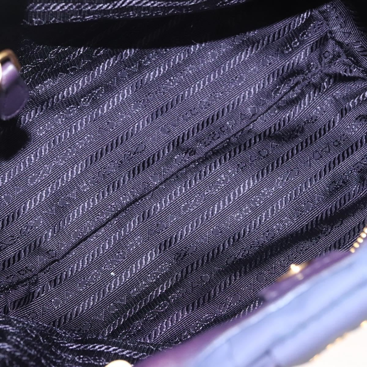 Prada Bow Tote Tessuto, PURPLE, NYLON, Handbag