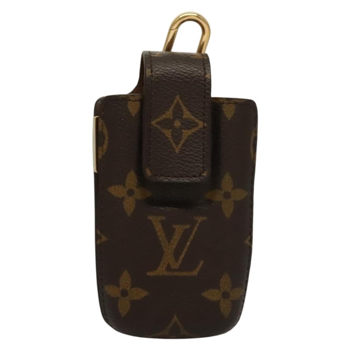 Louis Vuitton Etui Phone Case Monogram Canvas, BROWN, CANVAS, Tech accessory