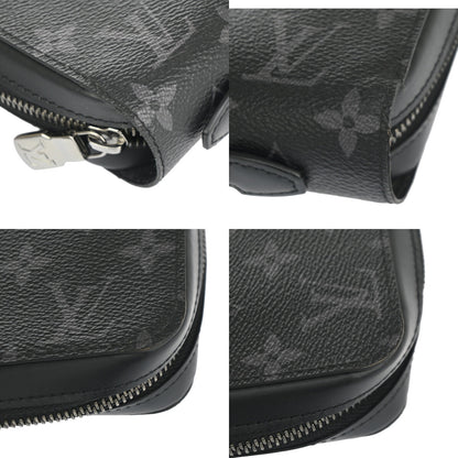 Louis Vuitton Zippy XL Monogram Eclipse Leather, BLACK, LEATHER, Wallets