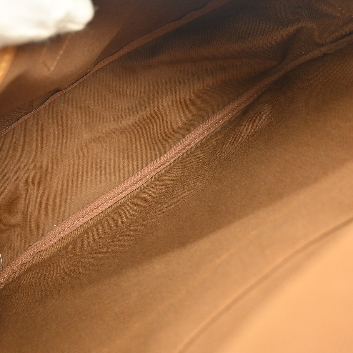 Louis Vuitton Saumur Handbag Monogram Canvas, BROWN, CANVAS, Shoulder bag