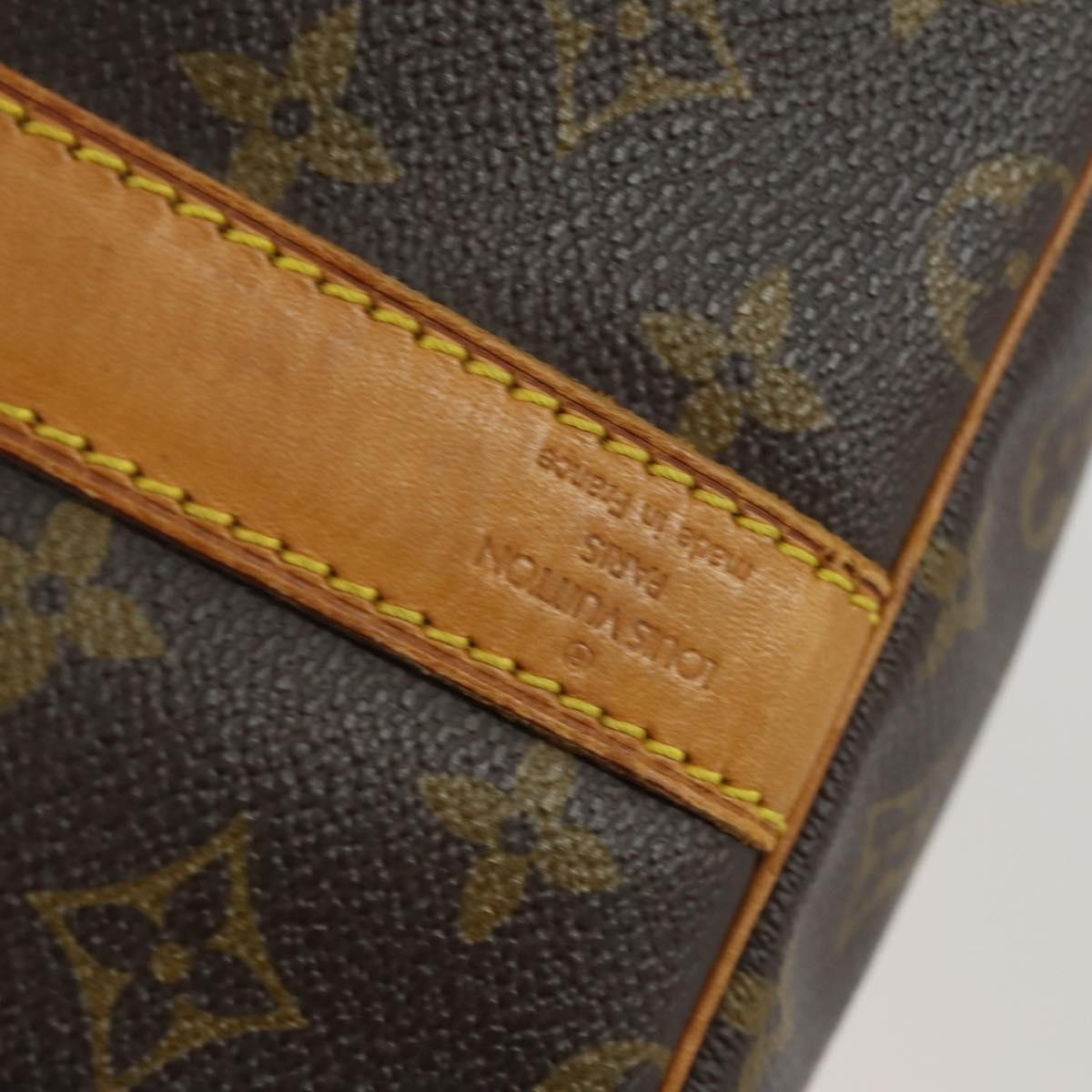 Louis Vuitton Keepall Bandouliere Bag Monogram Canvas, BROWN, CANVAS, Travel bag
