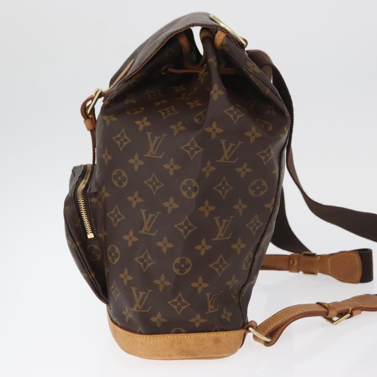 Louis Vuitton Vintage Montsouris Backpack Monogram Canvas, Brown, Canvas, Backpack