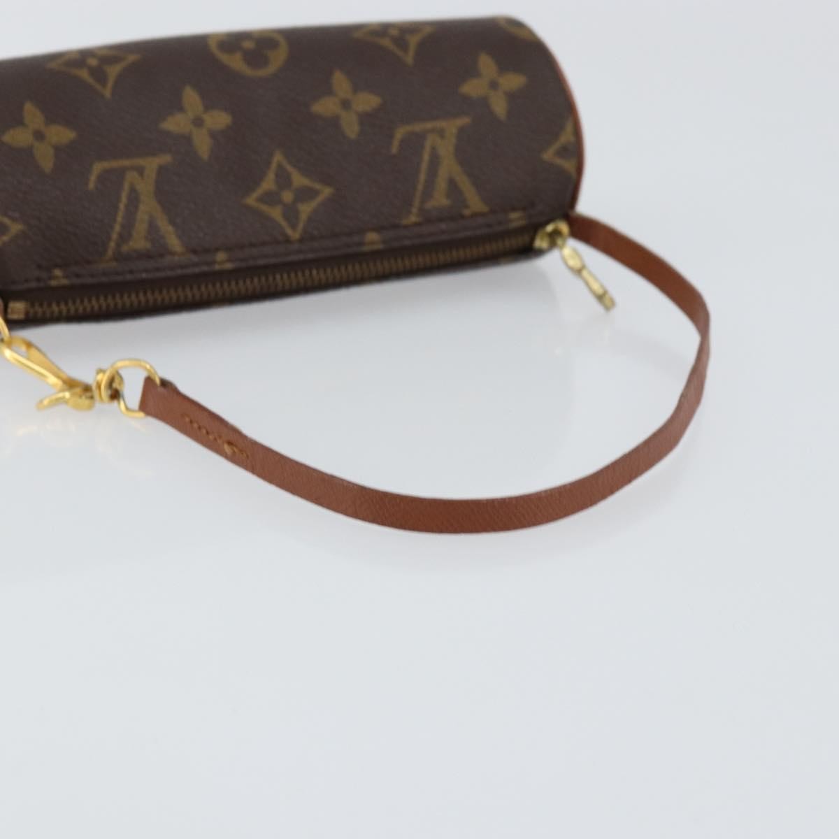 Louis Vuitton Papillon Pochette Monogram Canvas, BROWN, CANVAS, Clutche & pouche
