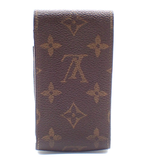 Louis Vuitton Etui Cigarette Case Monogram canvas, BROWN, CANVAS, Wallets