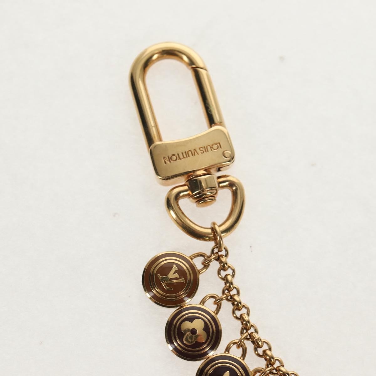 Louis Vuitton Pastilles Bag Charm and Key Holder Metal and Enamel, GOLD, METAL, Charms and Keychains