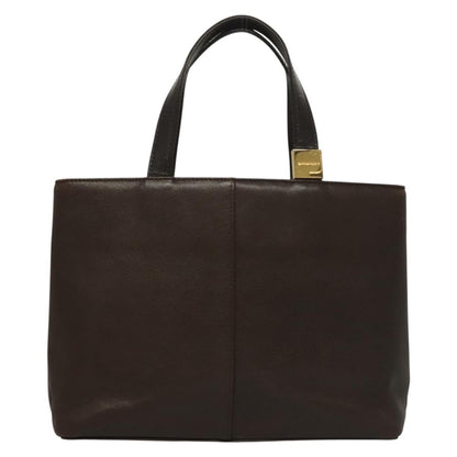 Burberry Vintage Handbag Leather, BROWN, LEATHER, Handbag