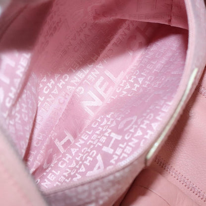 Chanel Chocolate Bar CC Bowler Bag Caviar skin, PINK, LEATHER, Handbag