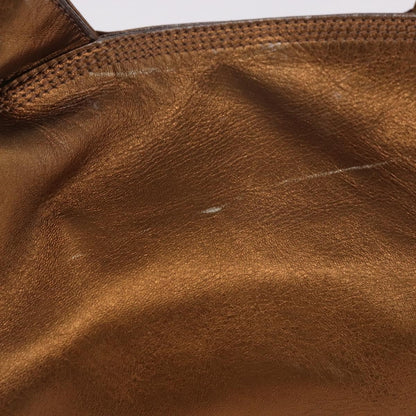 Loewe Anagram Logo Nappa Aire Hand Bag Leather, Gold, Leather, Handbag