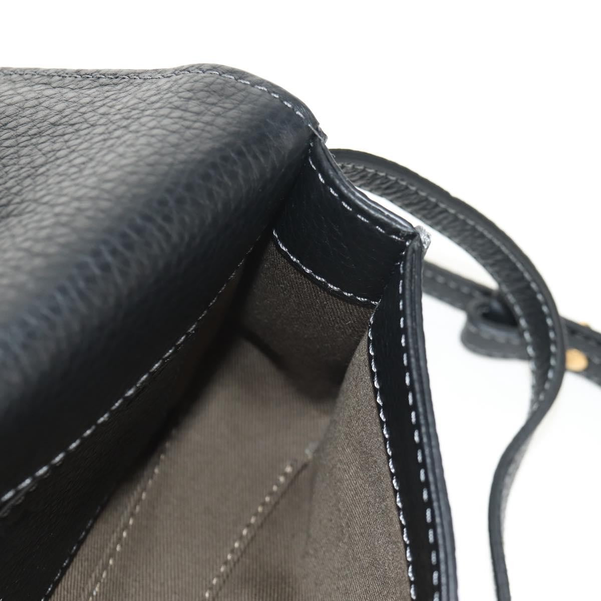 Chloe Marcie Belt Bag Leather, BLACK, LEATHER, Shoulder bag