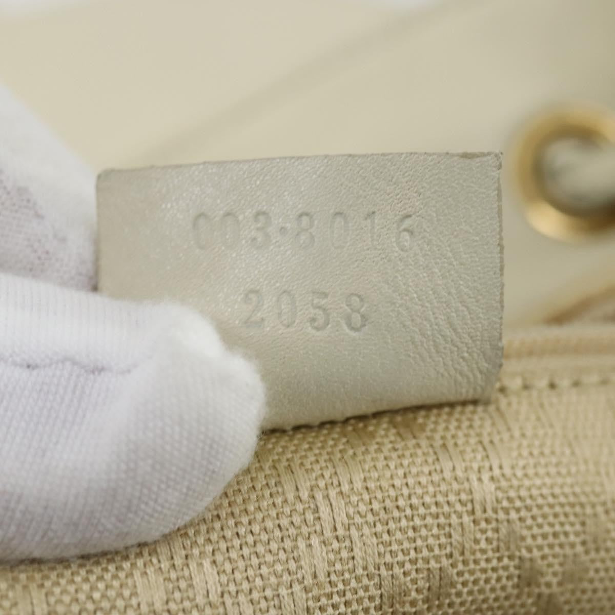 Gucci Vintage Bamboo Backpack Leather, BEIGE, LEATHER, Backpack