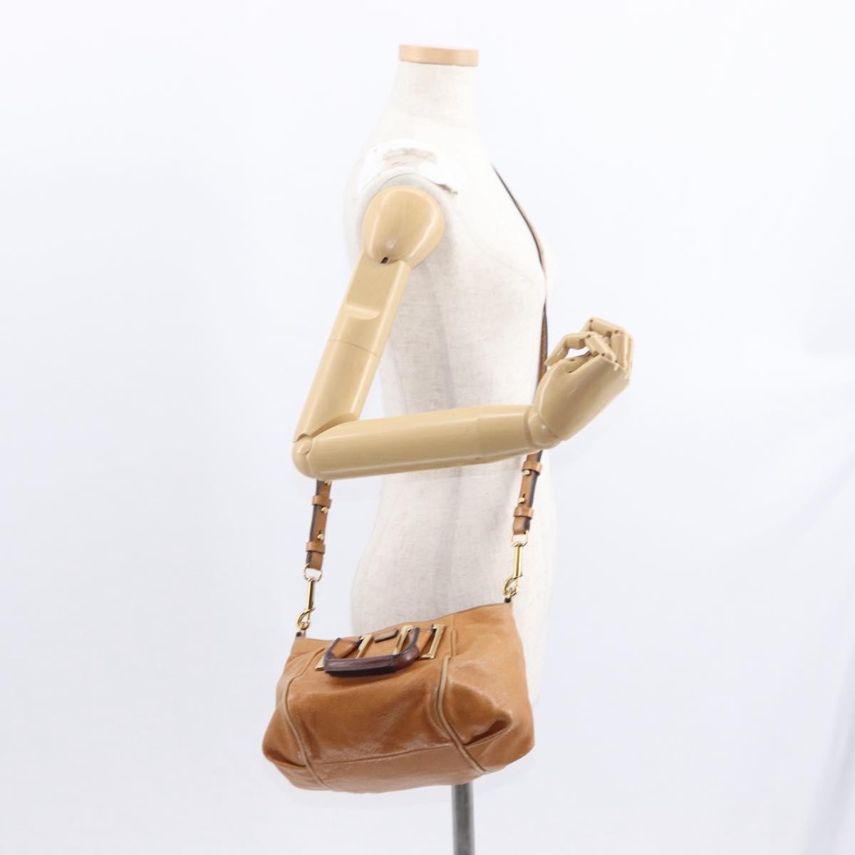 Chloe Ethel Handbag Leather, BROWN, LEATHER, Handbag