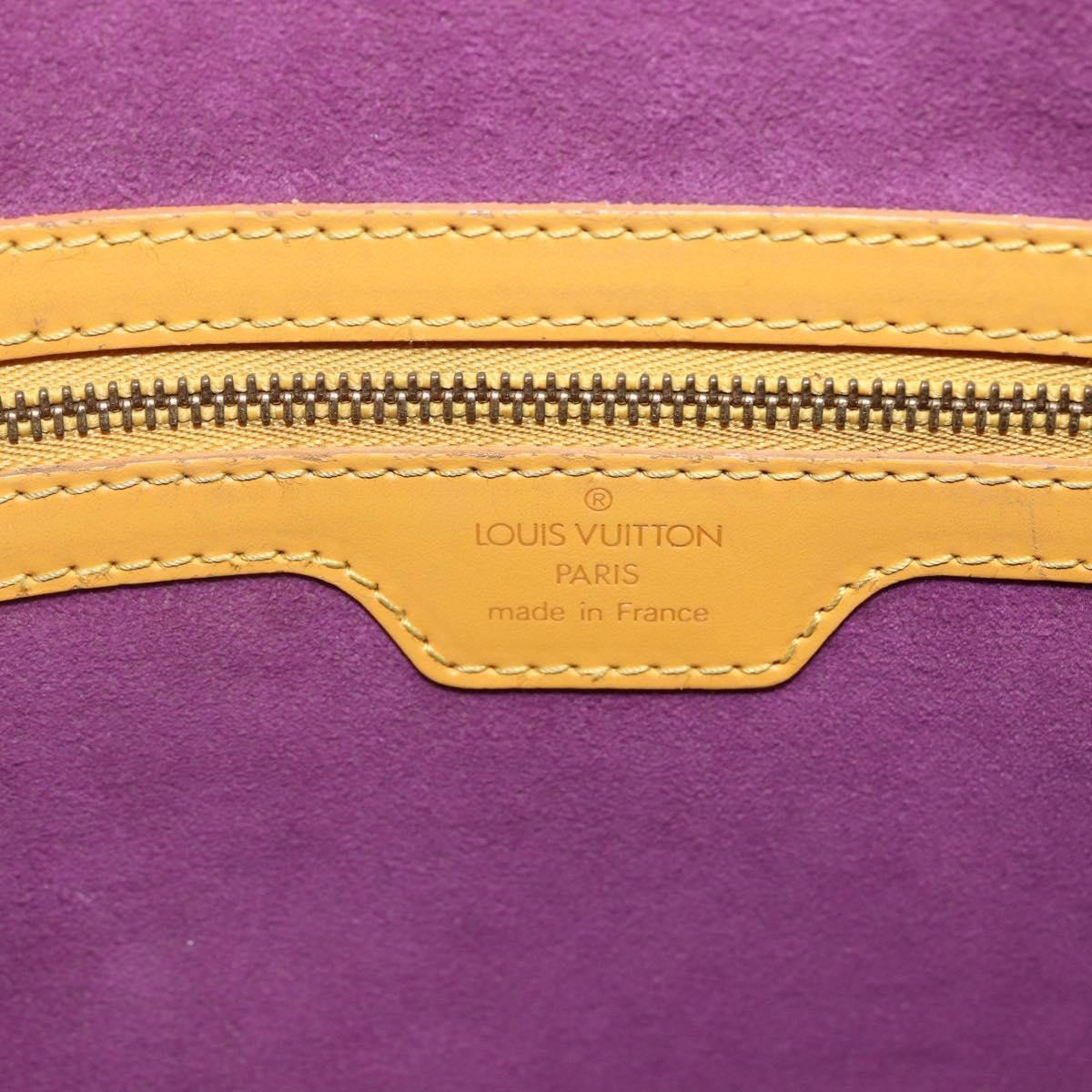 Louis Vuitton Lussac Handbag Epi Leather, YELLOW, LEATHER, Shoulder bag