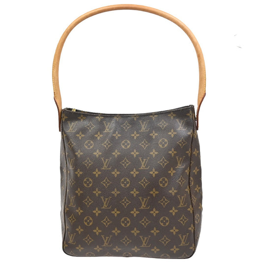 Louis Vuitton Looping Handbag Monogram Canvas, BROWN, CANVAS, Shoulder bag