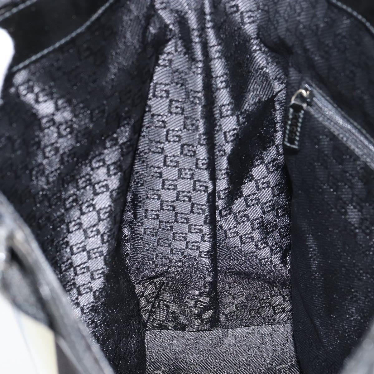 Gucci Vintage tote Canvas, BLACK, CANVAS, Tote bag