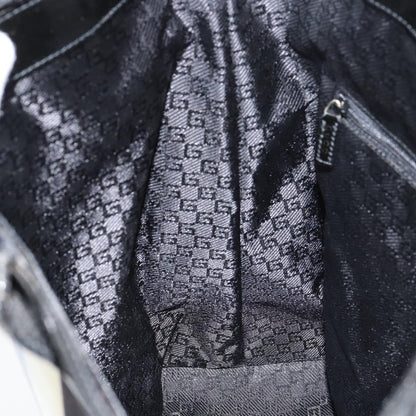 Gucci Vintage tote Canvas, BLACK, CANVAS, Tote bag
