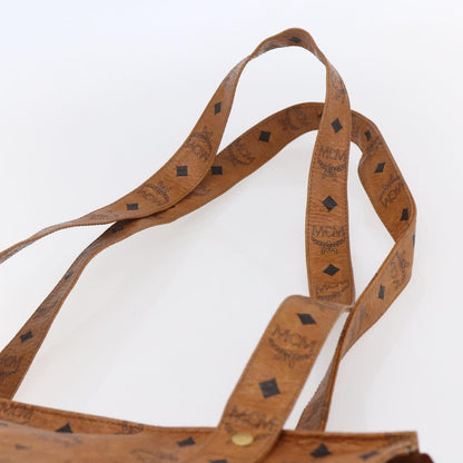 MCM Visetos Shoulder bag PVC, BROWN, CANVAS, Shoulder bag