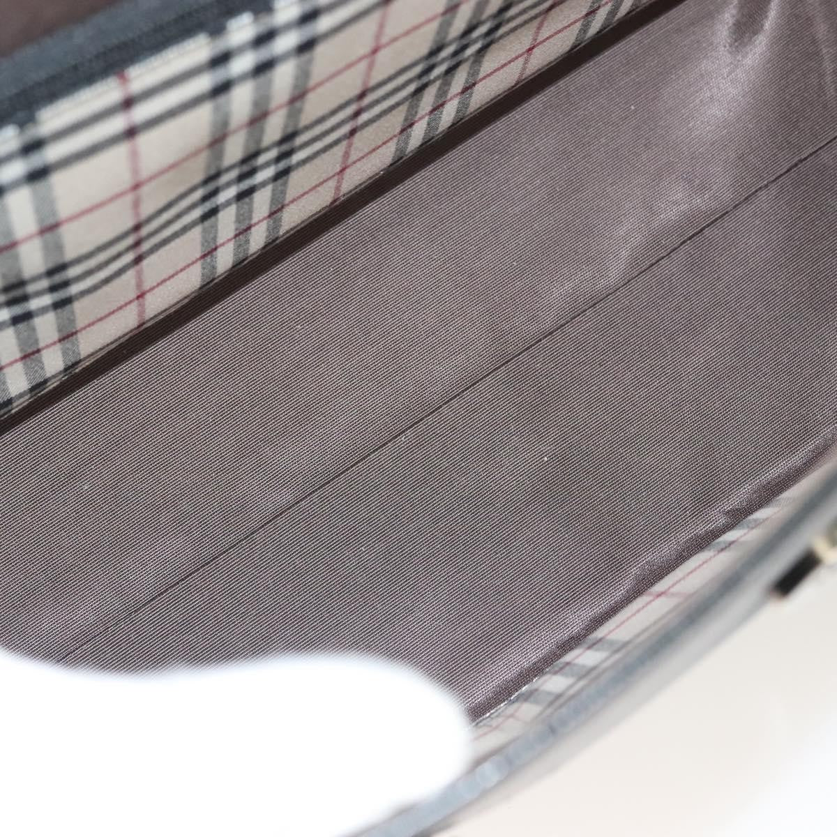 Burberry Vintage Handbag Leather, BLACK, LEATHER, Handbag