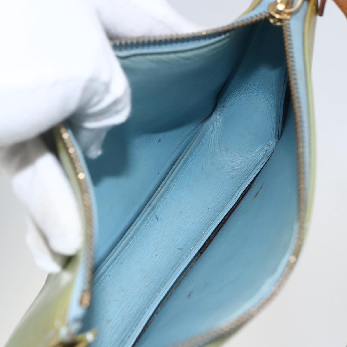 Louis Vuitton Lexington Pochette Monogram Vernis, GREEN, PATENT_LEATHER, Clutche & pouche