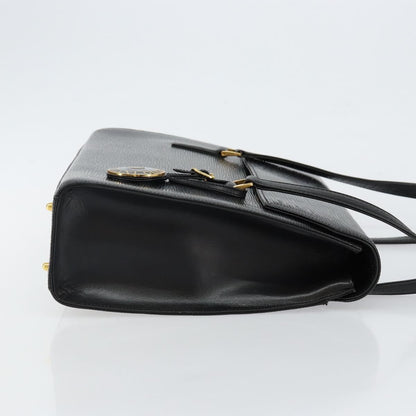 Valentino Garavani Flap Shoulder Bag Leather, BLACK, LEATHER, Shoulder bag