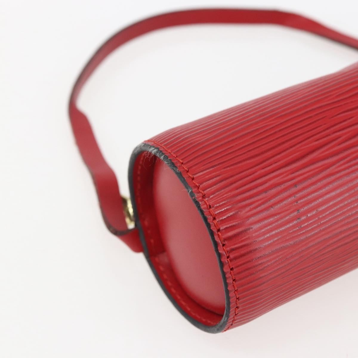 Louis Vuitton Soufflot Pochette Epi Leather, RED, LEATHER, Clutche & pouche
