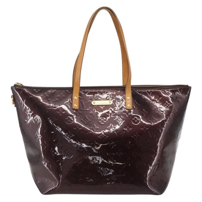 Louis Vuitton Bellevue Handbag Monogram Vernis, BURGUNDY, PATENT_LEATHER, Tote bag