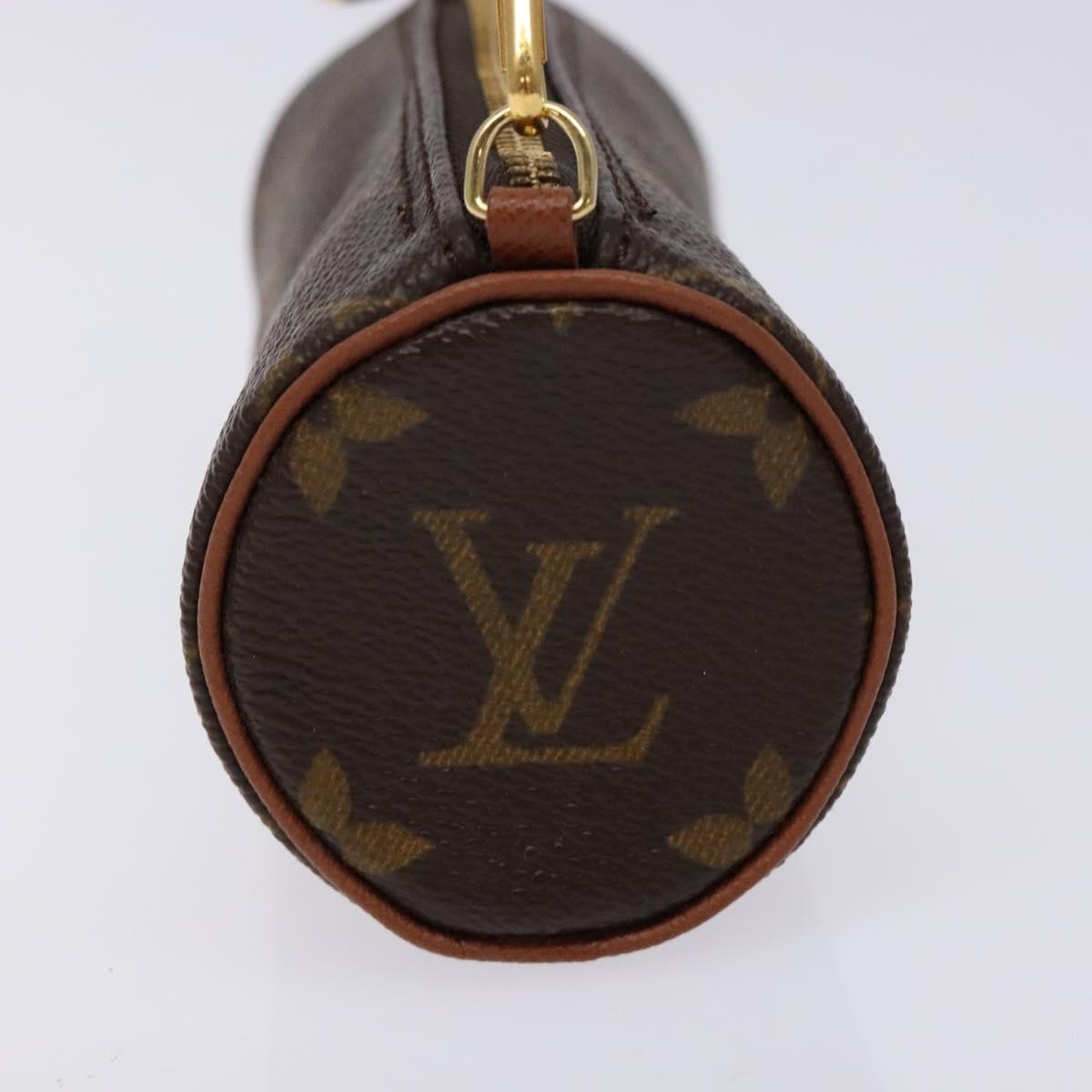 Louis Vuitton Papillon Pochette Monogram Canvas, BROWN, CANVAS, Handbag