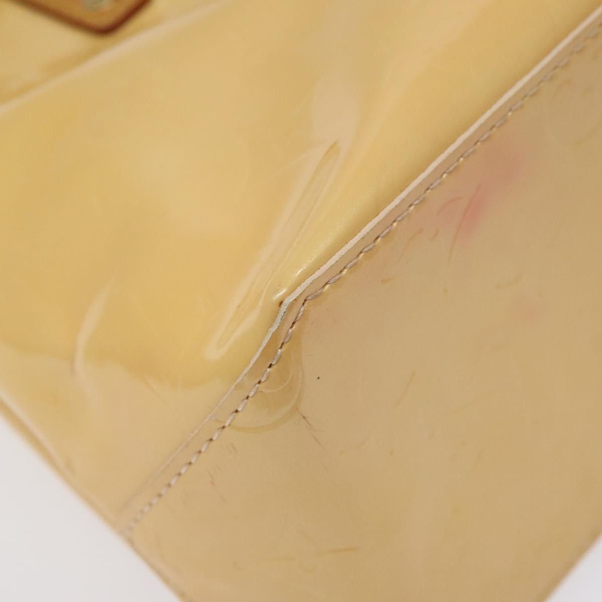 Louis Vuitton Vernis Houston Bag labellov, YELLOW, LEATHER, Handbag