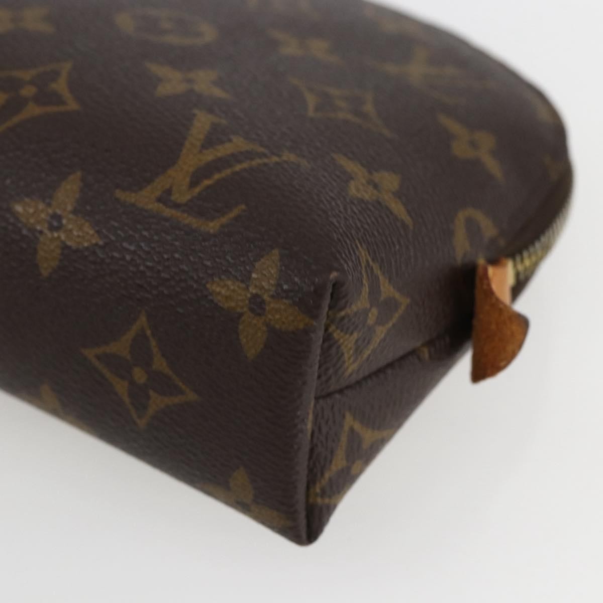 Louis Vuitton Cosmetic Pouch Monogram Canvas, BROWN, CANVAS, Clutche & pouche