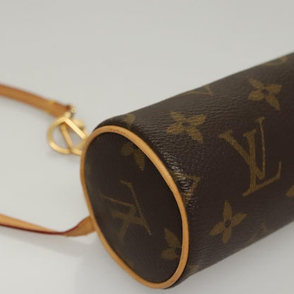 Louis Vuitton Papillon Pochette Monogram Canvas, BROWN, CANVAS, Handbag