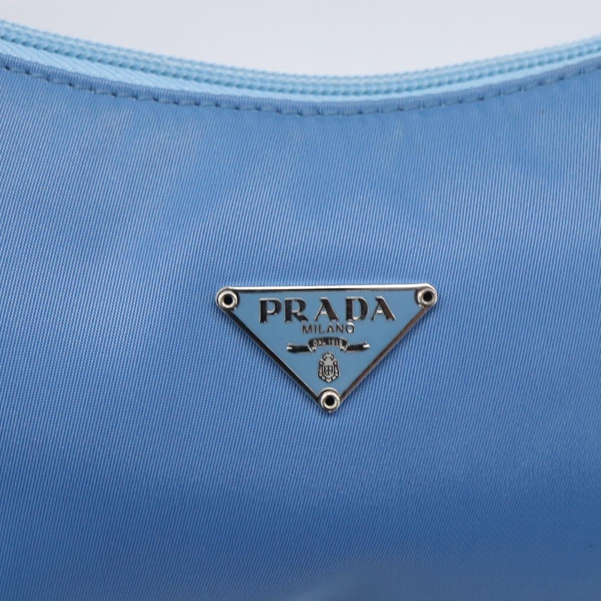 Prada Hobo Tessuto, BLUE, NYLON, Handbag