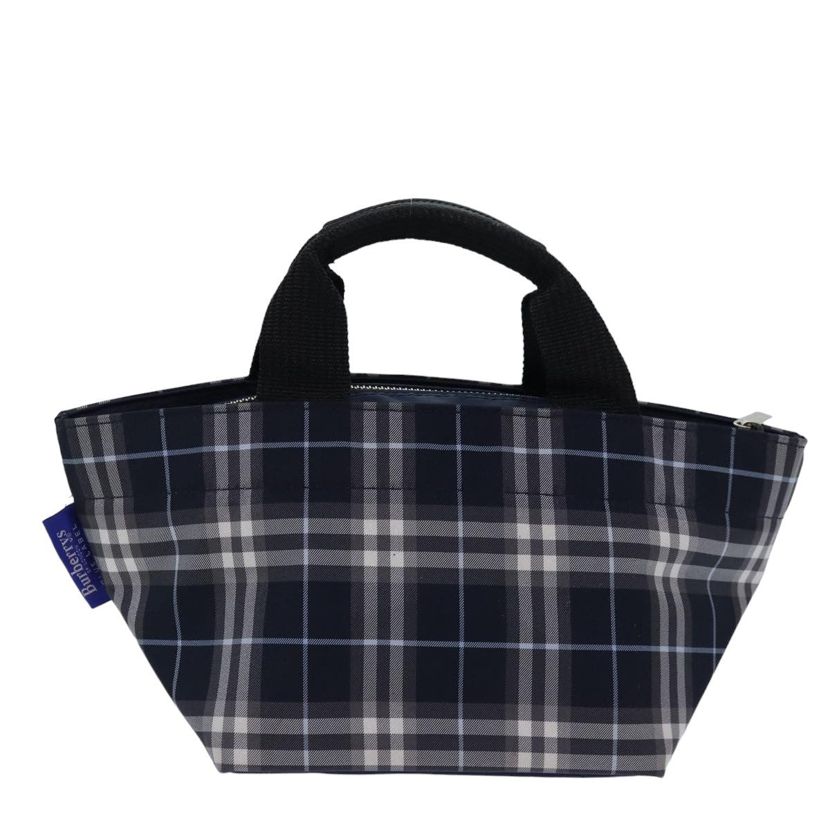 Burberry Nova Check Tote Nylon, NAVY, NYLON, Tote bag