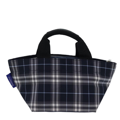 Burberry Nova Check Tote Nylon, NAVY, NYLON, Tote bag