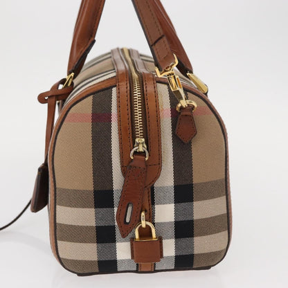Burberry Alchester Convertible Satchel House Check Canvas, BEIGE, CANVAS, Travel bag