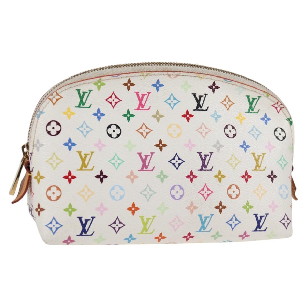 Louis Vuitton Cosmetic Pouch Monogram Canvas, WHITE, CANVAS, Toiletry Case