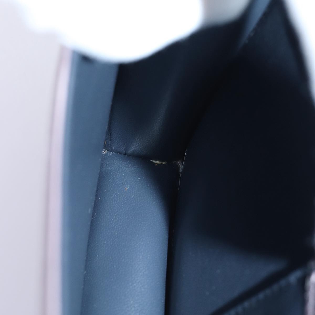 Christian Dior Lady Dior Croisiere Chain Wallet Micro Cannage Metallic Calfskin, PINK, LEATHER, Shoulder bag