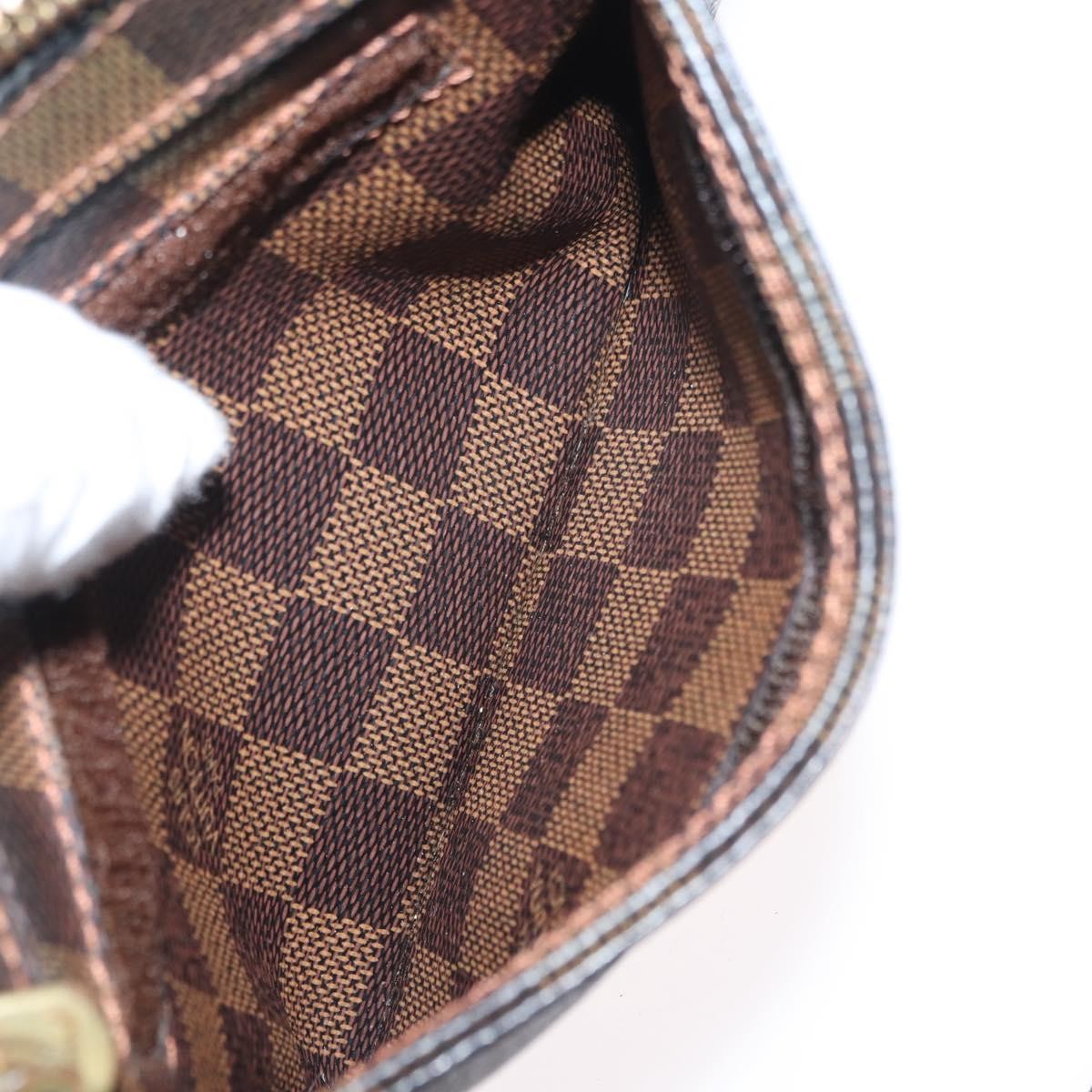 Louis Vuitton Geronimos Waist Bag Damier, BROWN, CANVAS, Shoulder bag
