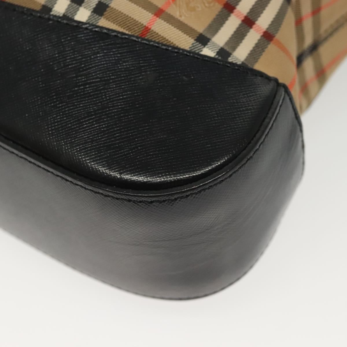 Burberry Shoulder Bag Nova Check Canvas, BEIGE, CANVAS, Shoulder bag