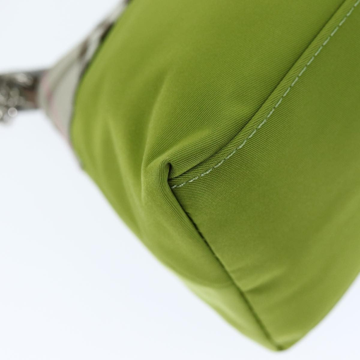 Burberry Nova check Pochette Nylon, GREEN, NYLON, Clutche & pouche