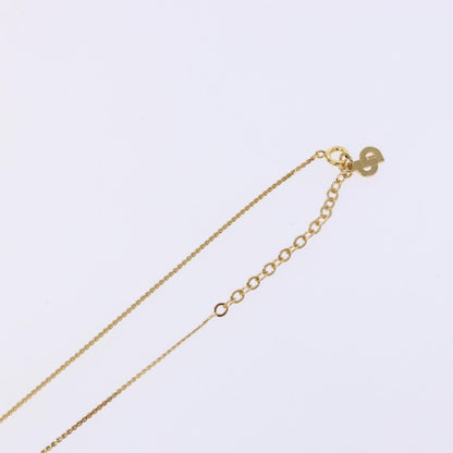 Christian Dior CD Round Pendant Necklace Metal, GOLD, METAL, Necklace