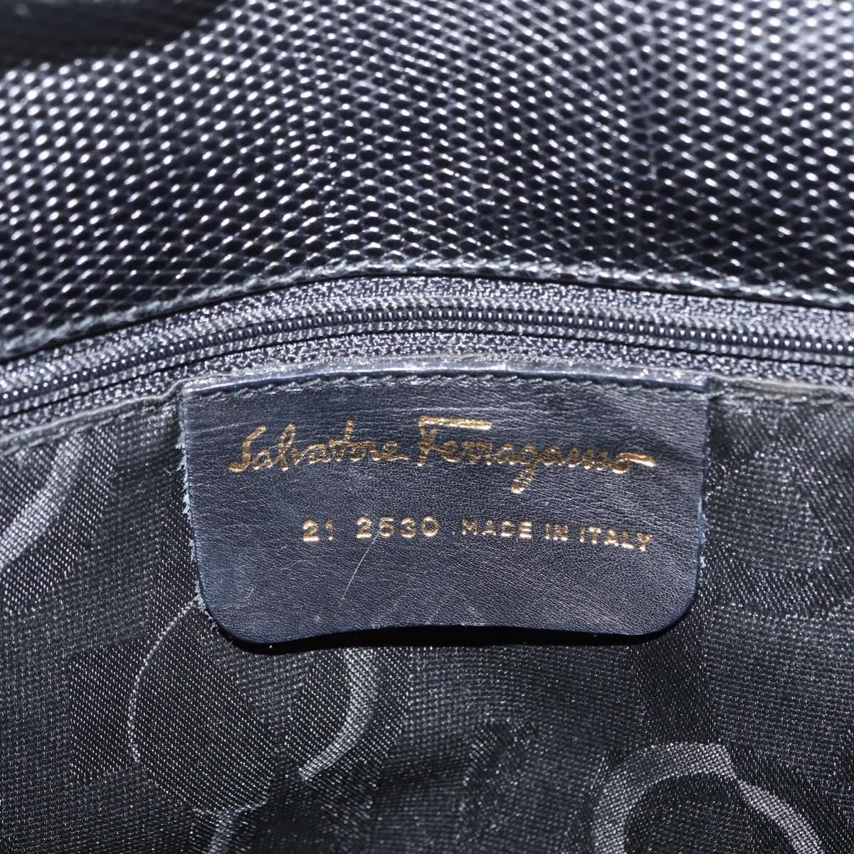 Salvatore Ferragamo Vala tote Leather, BLACK, LEATHER, Tote bag