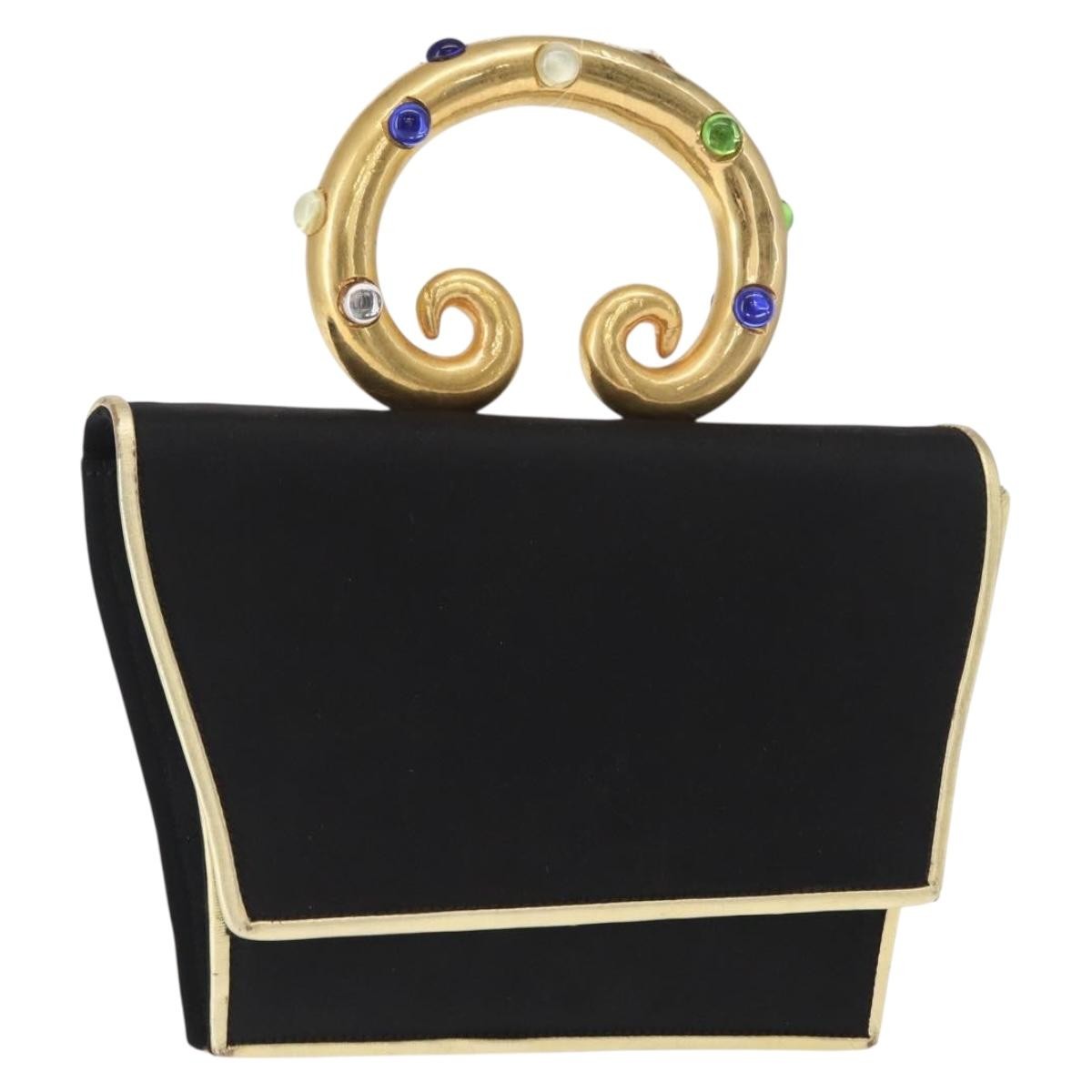 Givenchy Vintage Handbag Nylon, BLACK, NYLON, Handbag