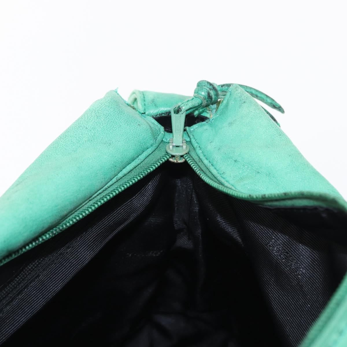 Loewe Vintage Shoulder Bag Leather, GREEN, LEATHER, Shoulder bag