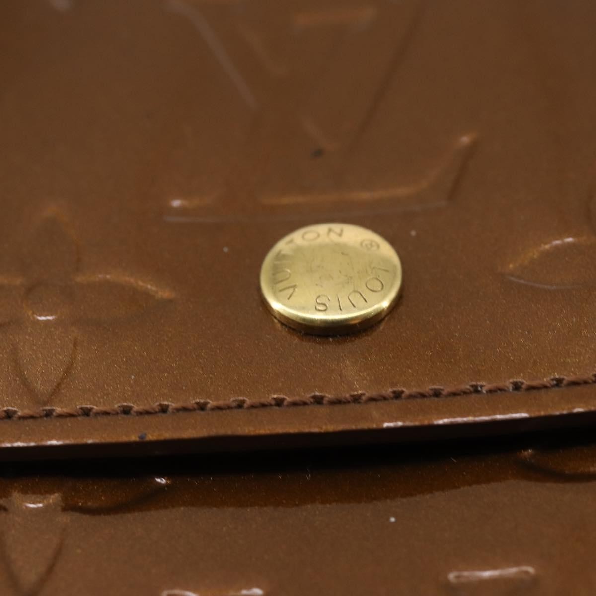 Louis Vuitton Walker Cigarette Case Holder Monogram Vernis, BROWN, PATENT_LEATHER, Clutche & pouche