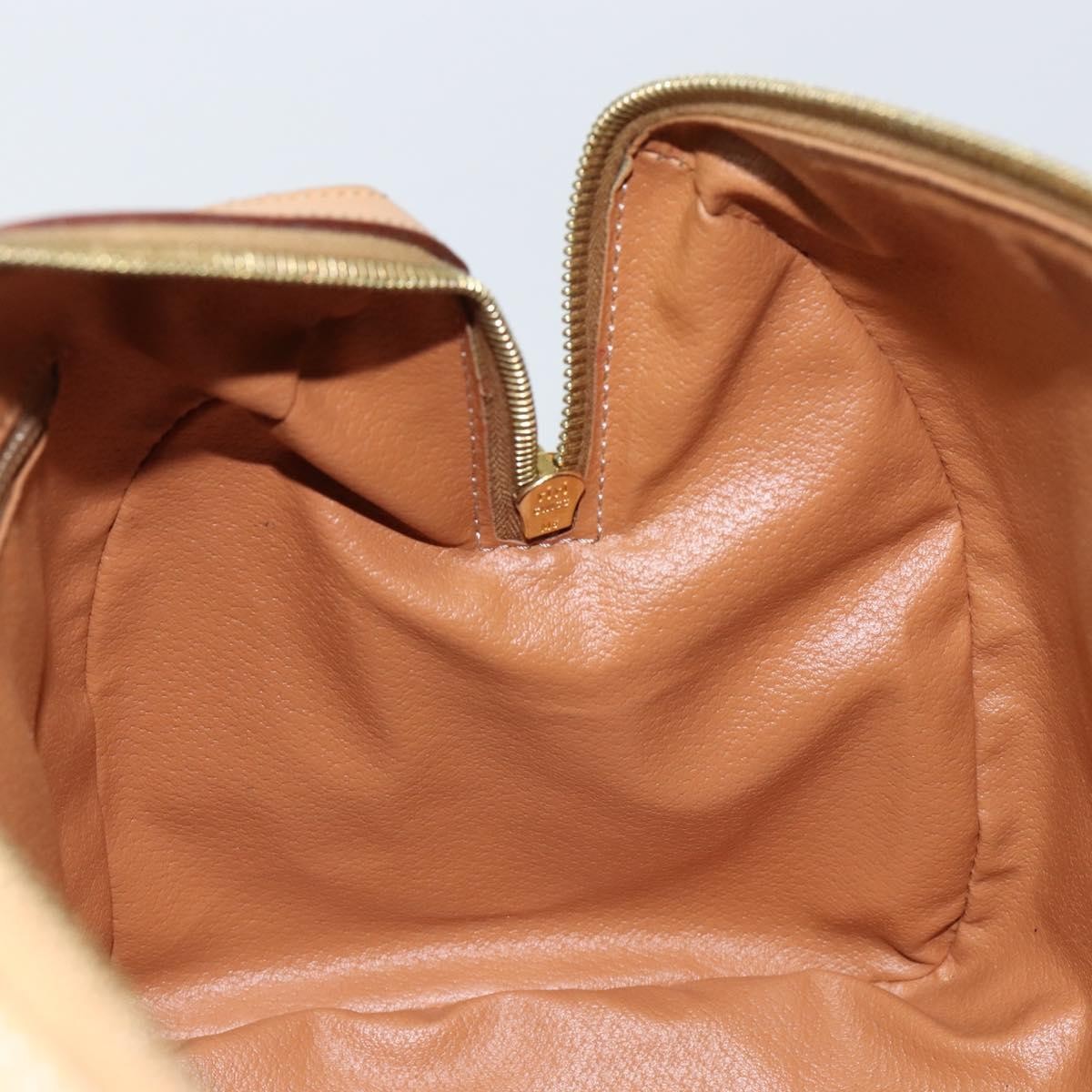 Celine Vintage Duffle Bag Macadam Coated Canvas, BEIGE, CANVAS, Travel bag