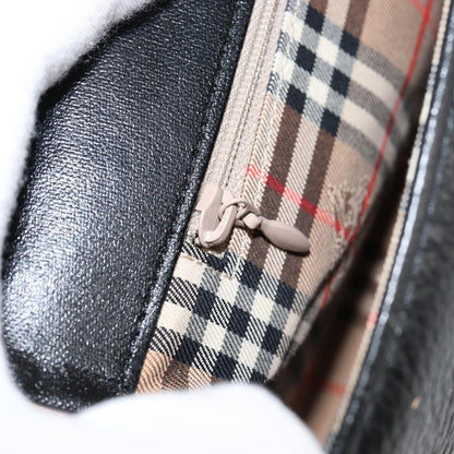 Burberry Flap Shoulder Bag Leather, BLACK, LEATHER, Shoulder bag