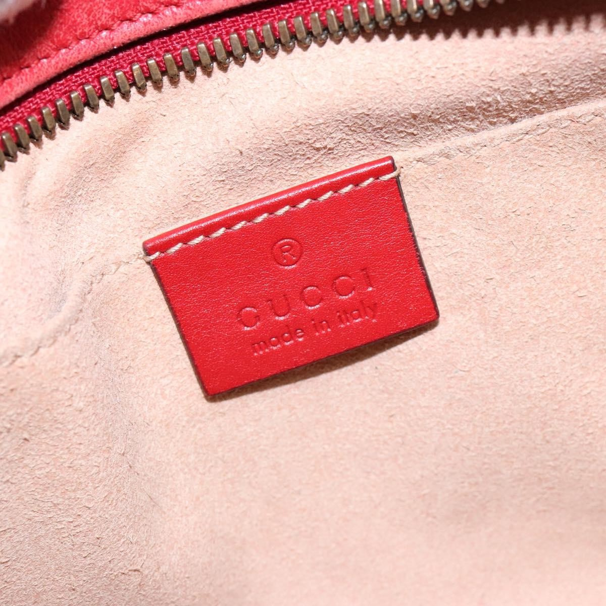 Gucci GG Marmont Triple Zip Chain Bag Matelasse Leather, RED, LEATHER, Shoulder bag