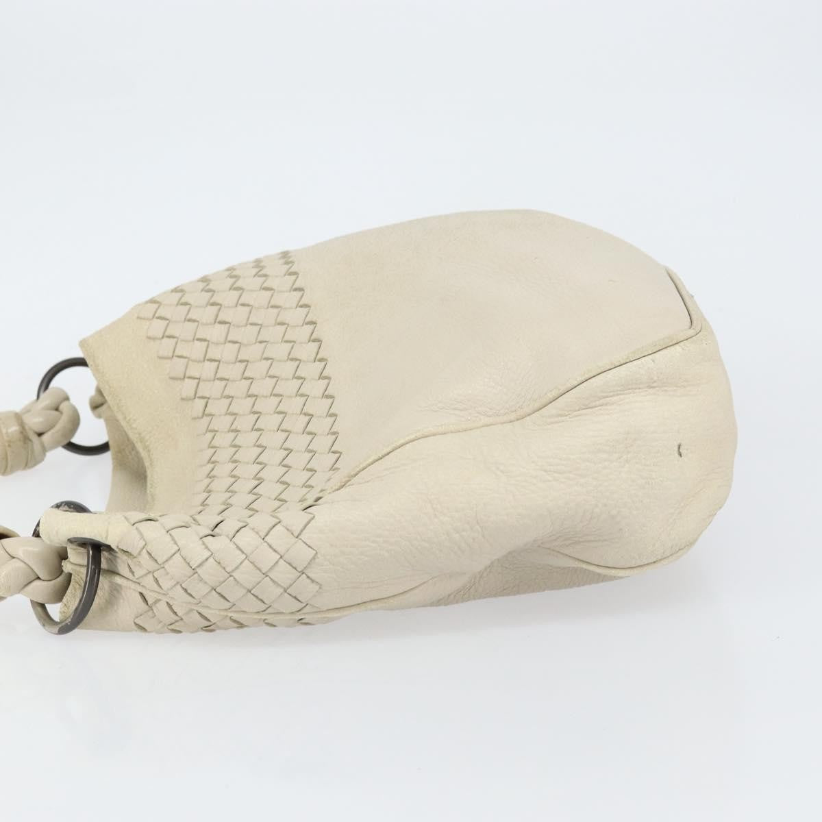 Bottega Veneta Intrecciato Shoulder bag Leather, BEIGE, LEATHER, Shoulder bag