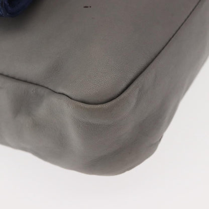 Chloe Vintage Flap shoulder bag Leather, GRAY, LEATHER, Shoulder bag