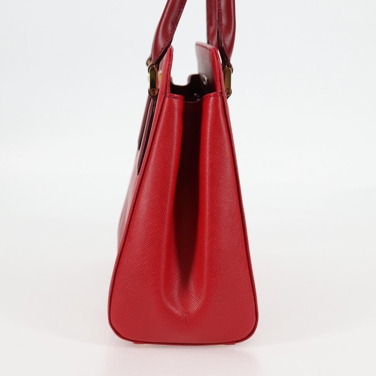 Burberry Vintage Handbag Leather, RED, LEATHER, Handbag